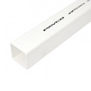 Bajante Tramos de 3 metros Extremos Lisos Blanca