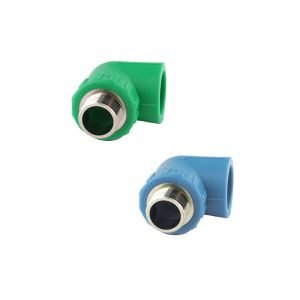 Codo Macho Inserto Metálico Polipropileno Fusión