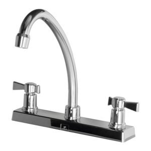 Mezclador Lavaplatos 8” Cisne Hélix Pala Gricol <br/> Ref. 01-1728-11