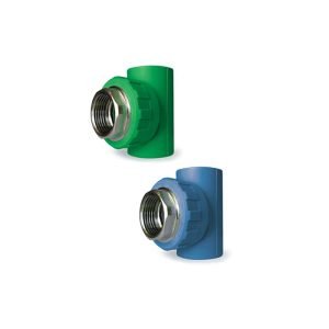 Tee Hembra Inserto Metálico Polipropileno Fusión