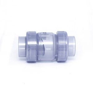 Cheque PVC SCH 40 Transparente