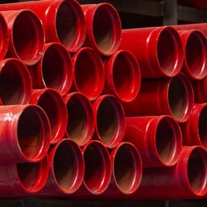 Tubería Acero al Carbón Roja Ranurada ASTM A53