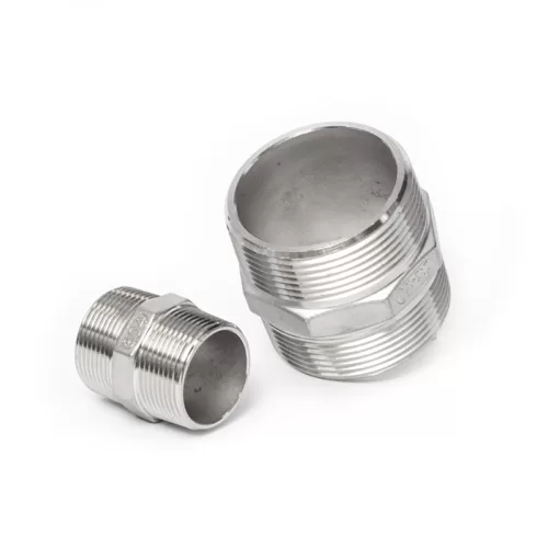 Niple Roscado Acero Inoxidable