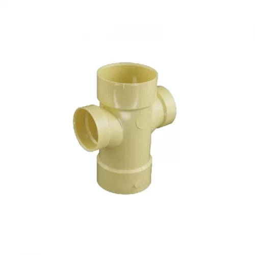 Tee Doble Reducida PVC Sanitaria