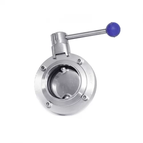 Válvula Mariposa Inoxidable Sanitaria Soldar