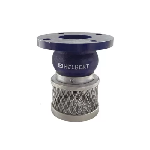 Válvula de Pie Hierro Gris Flanchada Helbert